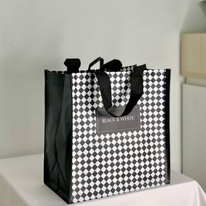 Functional <b>Shopping</b> Bag Recylcled Zipper <b>Cloth</b> Bags PP Webbing Eco Friendly Reusable Non Woven Bag RPET From Vietnam Manufacture - Product Image 1