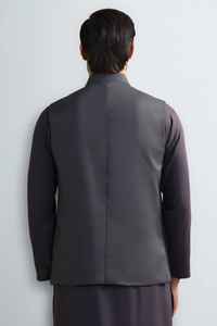 Chalecos Cortos de Talla Grande, Transpirables, Populares, Formales, para Bodas, Traje, Color Liso, Negro, Chaleco para Hombre - Product Image 4