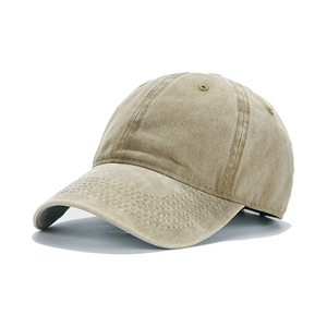 Gorra de Béisbol Unisex de 6 Paneles, Color Sólido, Algodón Lavado, Casual, Ajustable, para Primavera/Verano, Talla Adulto - Product Image 1