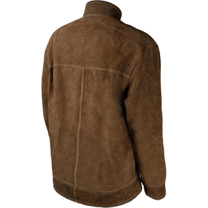 Chaqueta de Soldadura a Precio de Mayoreo, Resistente al Fuego y las Llamas, Chaqueta de Seguridad para Soldador, Ropa de Trabajo Duradera de Cuero Vacuno FR - Product Image 2