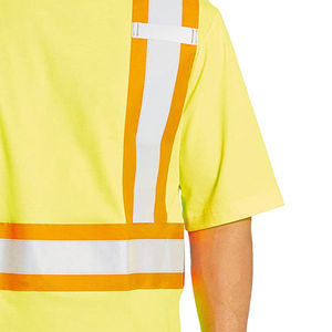Vêtements de travail réfléchissants haute visibilité en gros, t-shirts de sécurité, logo personnalisé, couleurs et matériaux personnalisés, toutes tailles disponibles - Product Image 3