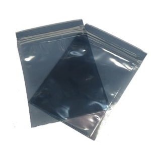 Resealable Zipper <b>Bag</b> Laminated BOPP Plastic Black 170mm X 250mm for Electronics Storage - Product Image 2