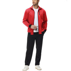 Chándal con cuello alto para hombre, colección de invierno, con cierre de cremallera y mangas largas, chándal de alta calidad y última tendencia. - Product Image 4