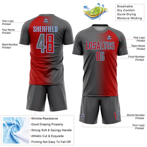 <b>Cheap</b> Custom Soccer Uniform Short Sleeve 100% Polyester High Quality Wholesale OEM Made in Pakistan with Custom Logo and Design - Product Image 4