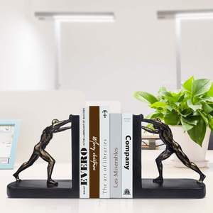 Serre-livres en métal argenté en forme de tête de cerf, robuste, pour organiser les livres au bureau et à la maison, accessoires pratiques et élégants pour bibliothèque - Product Image 5