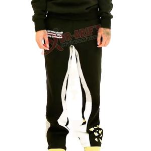 100% nouveau coton personnalisé survêtements hommes deux pièces surdimensionné à capuche survêtement français éponge pour bouffée impression respirant hiver ensemble - Product Image 6