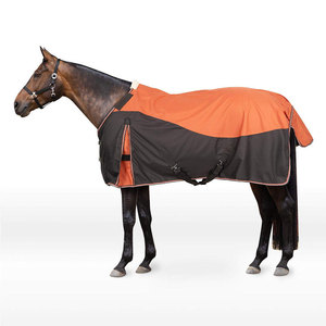 Couverture d'été pour cheval avec protection UV, fermeture réglable à boucle sur la poitrine - Product Image 6