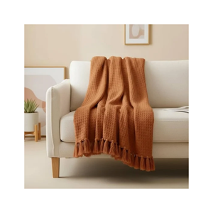 Manta de Piel Sintética Rosa para Sofá o Silla, Suave, Cálida y Acogedora, Decoración para el Hogar, Borde con Flecos, Tamaño y Color Personalizables, OEM ODM Premium - Product Image 6