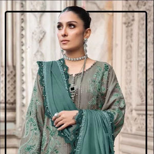 Beautiful Heavy Rayon Shalwar Kameez with Chiffon Dupatta Winter Wardrobe for Adults Sizes up to 7XL Indian & <b>Pakistani</b> Style - Product Image 1