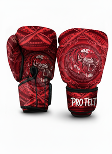 ถุงมือชกมวยระดับมืออาชีพ ออกแบบ OEM หนังแท้ สำหรับฝึกซ้อมมวยไทย MMA ซ้อมต่อยมวย ต่อยกระสอบทราย กีฬาต่อสู้ สำหรับทุกเพศ - Product Image 2