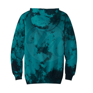 Sudadera con capucha informal con logotipo personalizado para hombre, fabricada en Pakistán, sudaderas con capucha teñidas con efecto tie-dye, color personalizado. - Product Image 2
