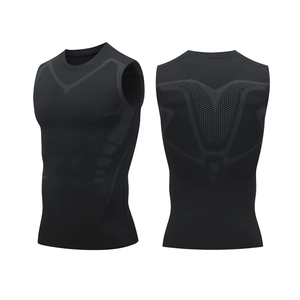Manufacturer <b>Men</b> Gym Sport Lightweight Breathable Sportswear Running Singlet Basketball <b>Vest</b> tank Top Muscle Athletic Shirt - Product Image 2