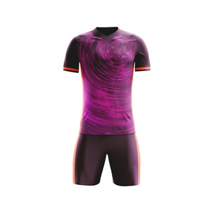 Ensemble d'uniformes de football personnalisables 2026 à prix de gros - 100 % coton, séchage rapide, unisexe, pour adultes, toutes saisons - Product Image 6