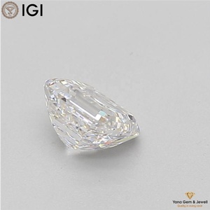 เพชร CVD ผลิตในห้องปฏิบัติการ ความใสสูง VS1 สี E รูปทรง Asscher น้ำหนัก 1.00 กะรัต พร้อมใบรับรอง IGI สำหรับการออกแบบเครื่องประดับสร้างสรรค์ - Product Image 4