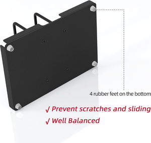 Modern Durable Metal Napkin Holder with Salt Pepper Shakers <b>Caddy</b> Standing Paper Napkin Storage for Kitchen - Product Image 2