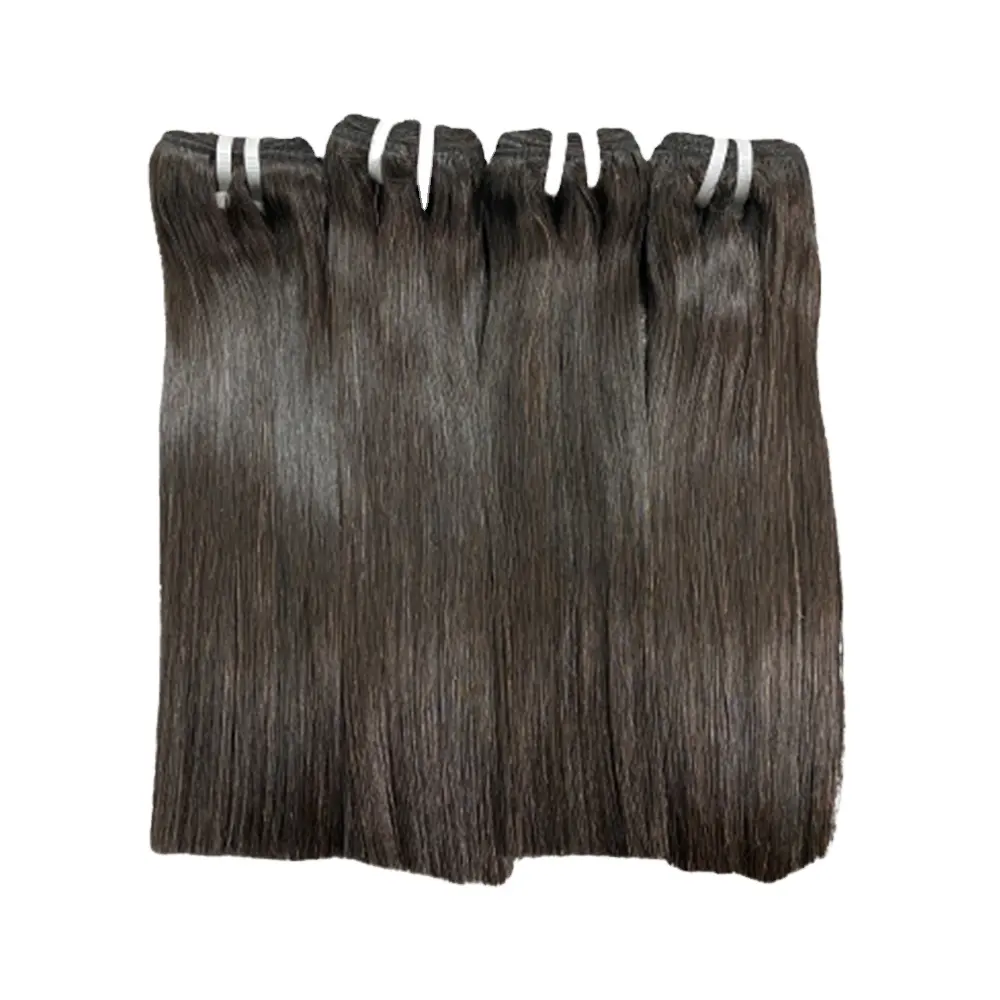 Wholesale Super Double Drawn Bone Straight Natural Color Vietnamese Raw Hair Bundles Human Hair Extension