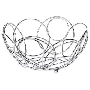 Cesta para Almacenar y Servir Frutas, Hecha a Mano, Diseño Único para Mesa, Forma Redonda, Cesta y Contenedor para Frutas Hecho de Alambre de Hierro - Product Image 3