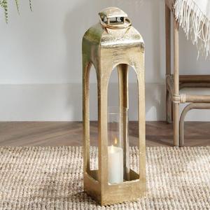 Mini lanterne blanche en métal, design moderne pour intérieur et extérieur, Noël, durable, écologique, haute qualité, bougie - Product Image 3