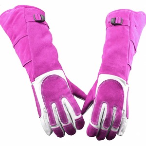 Guantes Profesionales de Cuero para Soldadura, Resistentes al Calor y Duraderos, para Soldadura y Seguridad en el Taller - Product Image 1