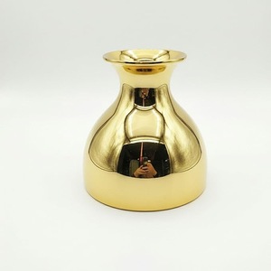 Luxury Handmade Metal Tabletop Flower <b>Vase</b> with Premium Finish Modern Eco-Friendly Home Decor - Product Image 4