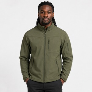 Winter <b>Jacket</b> New Softshell <b>Jacket</b> Custom Design Winter <b>Work</b> Wear Men's Windproof Waterproof <b>Fleece</b> Zip Up Soft Shell <b>Jacket</b> - Product Image 1
