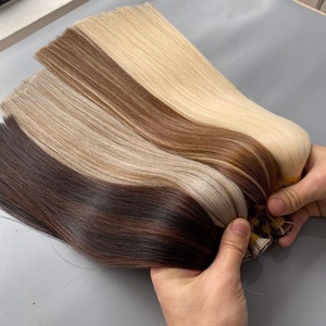 Haute Qualité Vietnamien Remy Cheveux Épais Extrémités Double Dessiné Handtied Trame Extensions En Gros Usine Prix Bundle Type - Product Image 2