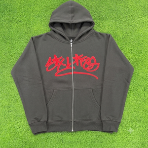 Sudadera con Capucha Hustle Hall of Fame para Hombre, de Algodón Transpirable, Estilo Hip Hop, 300g, con Logotipo Frontal, Estilo Casual de Invierno - Product Image 5