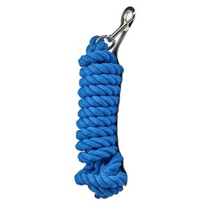 Corde de trelage pour chevaux en coton violet, très vendue, avec mousqueton métallique, équipement d'équitation, corde de trelage tressée à la main - Product Image 5