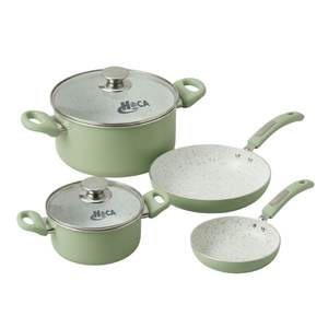 Juego de Utensilios de Cocina Antiadherentes de Cerámica, Aluminio Prensado, Apto para Lavavajillas, Fábrica en Vietnam, OEM, Precio Económico - Product Image 6