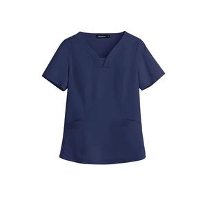 Vente en gros usine Blouses médicales pour femmes 100% Coton de haute qualité, douces pour la peau, anti-plis, à motif dentaire de Noël - Product Image 4