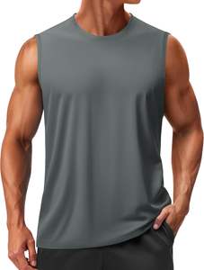 Nuevas Camisetas sin Mangas para Hombre al por Mayor, Camisetas de Secado Rápido con Protección Solar UPF 50+, Camisetas Deportivas para Gimnasio y Entrenamiento Muscular - Product Image 6