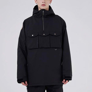 Three Pocket Casual Canvas Bomber <b>Jacket</b> Men Winter Windproof Waterproof Snowboard Ski Outerwear - Product Image 1