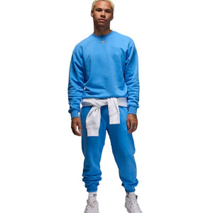 เสื้อสเวตเชิ้ตผ้าฝ้ายผสมสำหรับผู้ชาย สไตล์พื้นฐาน เนื้อผ้านุ่ม สวมใส่สบาย แขนยาว คอกลม ใส่ได้ทุกวัน สตรีทแวร์ลำลอง - Product Image 4