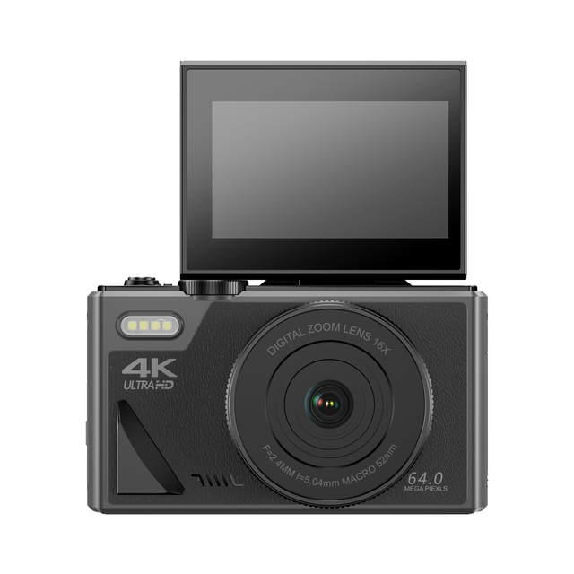 Newest Hot Sale HD 4K 64MP Digital Retro Camera 3.0 TFT Flip Screen 18X Digital Zoom with Wifi Photo Video Recording Vlog Camera