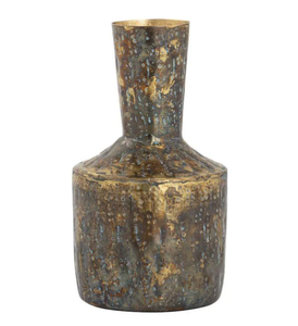 Florero antiguo de plata hecho a mano para hoteles y funciones Sangeet, jarrón de boda alto con textura en maceta de aspecto de metal real - Product Image 4