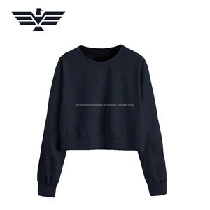 Sudadera Casual de Punto 100% Algodón para Mujer, de Alta Calidad, para Invierno, Estilo Urbano, Color Personalizado, Transpirable - Product Image 2