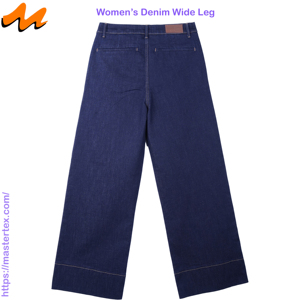 Pantalones chinos plisados retro de mujer, de pierna ancha, con dobladillo grande y pliegues, elegantes, de tela de algodón, poliéster y elastano, con un peso de 11.09 oz. - Product Image 2