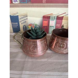 Productos artesanales indios, tazas y jarras 100% de cobre, juegos de regalo, accesorios para el hogar, tazas de cobre para beber, buenas para la salud - Product Image 6