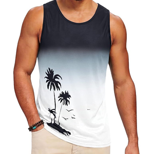 Débardeurs de sport tricotés pour hommes, style streetwear, séchage rapide, dos en Y, pour la musculation et la gym - Product Image 1