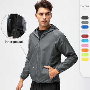 Wholesale Factory <b>Canvas</b> Winter Men's Unisex Quilted Windbreaker <b>Jacket</b> with Stand Collar Zipper Front Waterproof & Eco-Friendly - Product Image 2