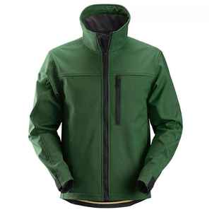 Durable Material Unisex Winter Coated Casual Solid <b>Canvas</b> Softshell Jacket High Quality Stand Collar <b>Back</b> Neck Logo Eco-Friendly - Product Image 4