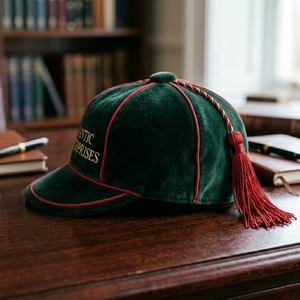 Casquette de sport 5 panneaux personnalisée avec logo, qualité supérieure, style respirant et imperméable, franges dorées, unisexe, pour la pêche et les voyages - Product Image 3