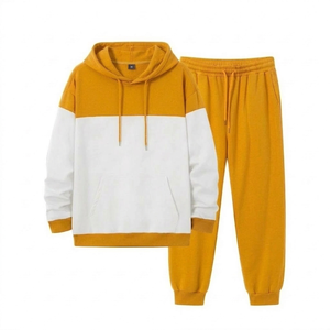 Conjunto Deportivo de Dos Piezas con Logotipo Personalizado, Sudadera con Capucha Unisex de Algodón Sólido Estampado con Lavado Ácido de Alta Calidad - Product Image 5