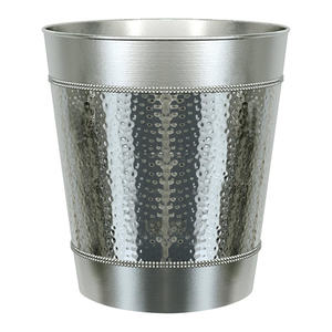 Corbeille à papier élégante en métal doré, écologique, avec couvercle, en maille de luxe, pour la maison, le bureau, bac de rangement décoratif en acier inoxydable - Product Image 5