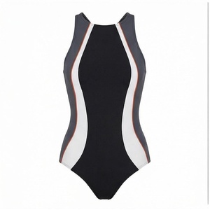 Ensemble de yoga 2 pièces imprimé papillon bleu avec finition dorée, body à col en V profond et jupe portefeuille longueur genou - Product Image 1