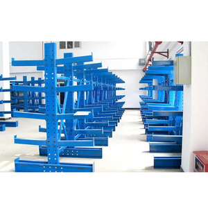 Zware Cantilever <span class=keywords><strong>Rack</strong></span> Systeem Efficiënt Magazijn Opslag Stalen Buizen Rek Hout En Industriële Balken Met Verstelbare Armen - Product Image 1