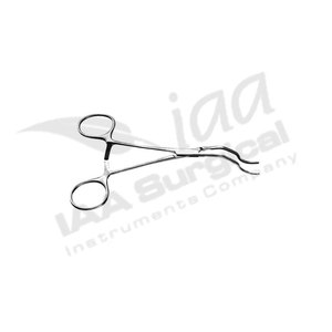 Pince vasculaire chirurgicale atraumatique IAA, réutilisable, pour hémostase manuelle, certifiée CE, instrument en acier inoxydable de classe II ISO13485 - Product Image 1