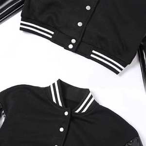 New Wholesale <b>Men</b> Quilted Hooded Heated Oversized Baseball Letterman Jacket Custom Logo Fashion College Style Streetwear Winter - Product Image 4