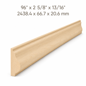 Molduras Decorativas de Madera Sólida Premium para Gabinetes de Cocina, Molduras de Corona, Rodapiés e Interiores Modernos de Gabinetes - Product Image 2