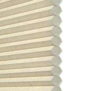 Persiana de ventana francesa plisada tipo panal de abeja, material de poliéster, diseño moderno, oscurecimiento de habitaciones, operación con cuerda tipo escalera - Product Image 3